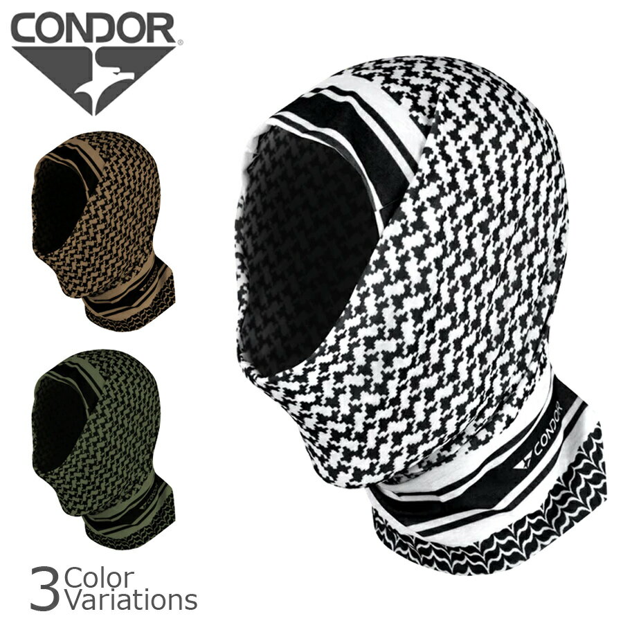 CONDOR（コンドル ） MULTI WRAP SHEMAGH PATTERN マルチラップ シュマグ 【メール便】