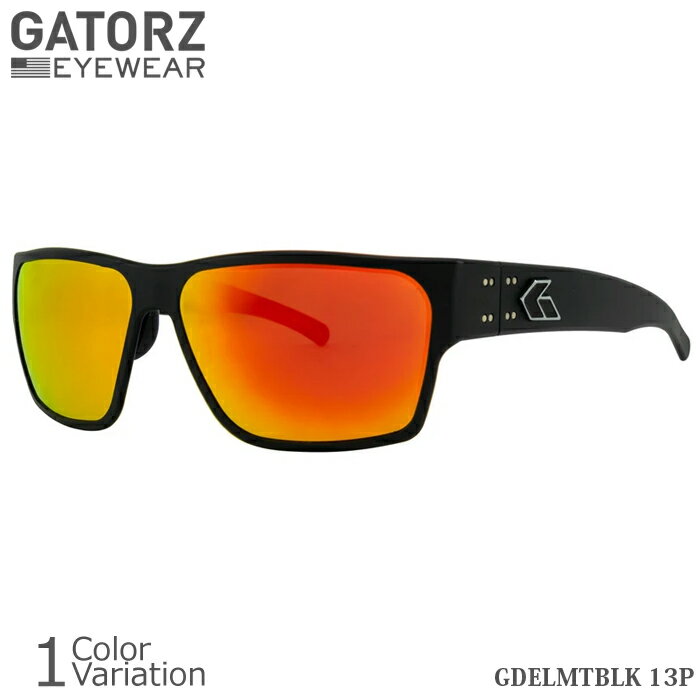 GATORZ ゲイターズ DELTA MatteBlack Sunburst Polarized デルタ マットブラック サンバースト ポラロイズド 偏光 サングラス GDELMTBLK13PMBP