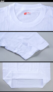 Hanes(ヘインズ) 【3枚組】アカラベル クルーネック Tシャツ 赤パック HM2135G