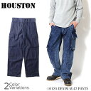 ySi|Cg5{42420F00`42709F59܂ŁIzHOUSTONiq[Xgj DENIM M-47 PANTS fj pc 10125