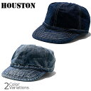 HOUSTON(ヒューストン) DENIM ARMY CAP 【メール便】 6680