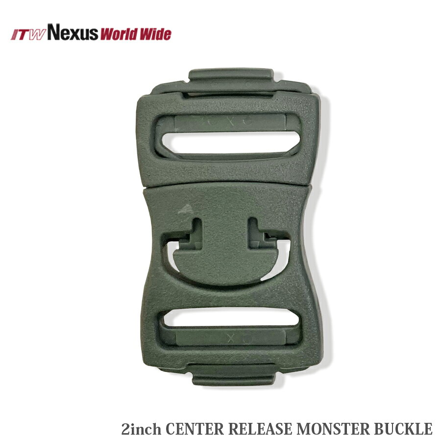 乐天商城 - 【P5倍】ITW NEXUS 2inch CENTER RELEASE MONSTER BUCKLE 【メール便】【P5倍★5月9日20：00〜16日1：59まで！】