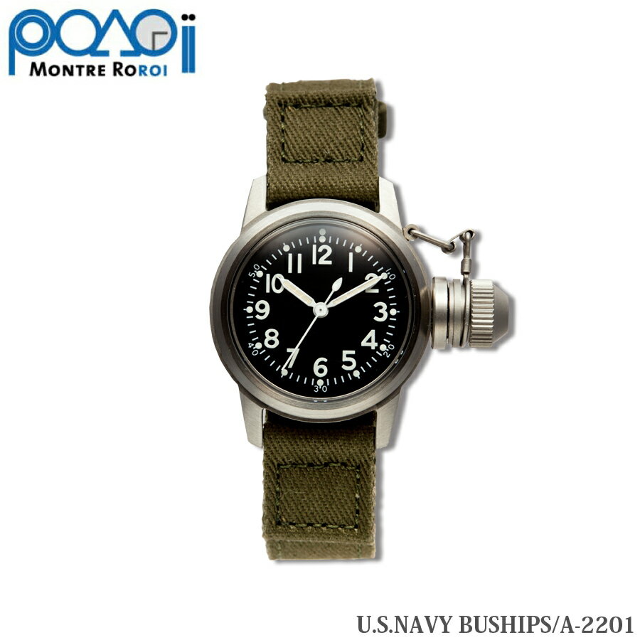 MONTRE ROROI M.R.C. WATCH CO. WW2 REPLICA U.S.NAVY BUSHIPS アメリカ海軍 艦艇用腕時計 A-2201