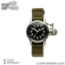 M.R.C. WATCH CO. WW2 REPLICA U.S.NAVY BUSHIPS AJCR ͒prv ycXz A-2201