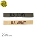 【全品P5倍★お買い物マラソン7月19日20:00~26日1:59まで!】MILITARY GOODS(ミリタリーグッズ) U.S.ARMY ネームテープ 【メール便】