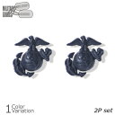 【全品P5倍★お買い物マラソン7月19日20:00~26日1:59まで!】MILITARY GOODS(ミリタリーグッズ) USMC INSIGNIA ドレス用 2P Set 【メール便】