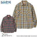 SUGAR CANE & Co.(シュガーケーン) TWILL CHECK WORK SHIRT SC29362