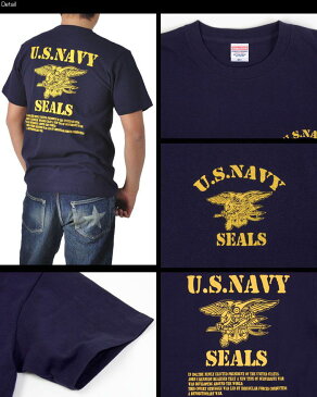 SWAT ORIGINAL（スワットオリジナル） メンズ Tシャツ 半袖 【ミリタリー】　U.S NAVY SEALS(JFK) 6.2oz