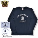 SWAT ORIGINAL（スワットオリジナル） U.S.NAVY SEALS THE ONLY EASY DAY WAS YESTERDAY 長袖 T-SHIRT 海豹