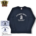 【ポイント全品10倍★5月1日限定！】SWAT ORIGINAL（スワットオリジナル） U.S.NAVY SEALS "THE ONLY EASY DAY WAS YESTERDAY" 長袖 T-SHIRT 海豹