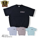 リー トレーナー メンズ SWAT ORIGINAL（スワットオリジナル） ARMY PRINT SHORT SLEEVE SWEAT SHIRT アーミー プリント 半袖 スウェット シャツ