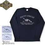 【ポイント全品5倍★17日1：59まで！】SWAT ORIGINAL（スワットオリジナル） "THE ONLY EASY DAY WAS YESTERDAY" 海豹 スカル 長袖 T-SHIRT ST-23