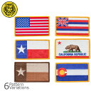 【全品P5倍★お買い物マラソン7月19日20:00~26日1:59まで!】タイガーエンブ アメリカ州旗 パッチ ミリタリーワッペン 【メール便】