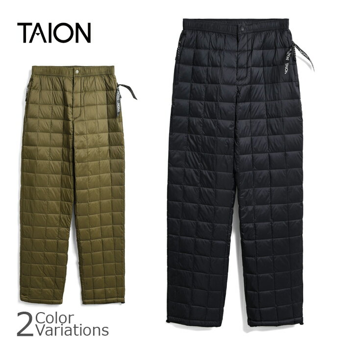 【全品P5倍★6月22日20：00〜27日1：59まで！】TAION(タイオン) ダウンパンツ 1301MTP