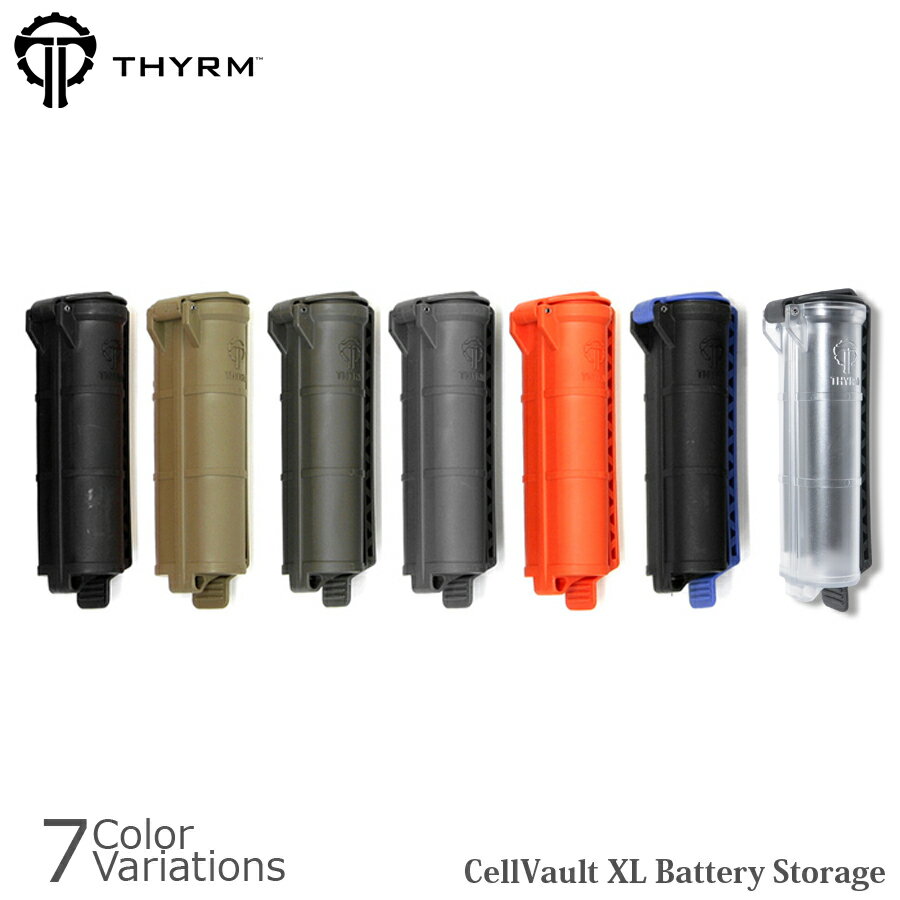 THYRM サイリム Cell Vault XL Battery Storage セル ヴォールト バッテリー ストレージ XL 防水 電池 ケース