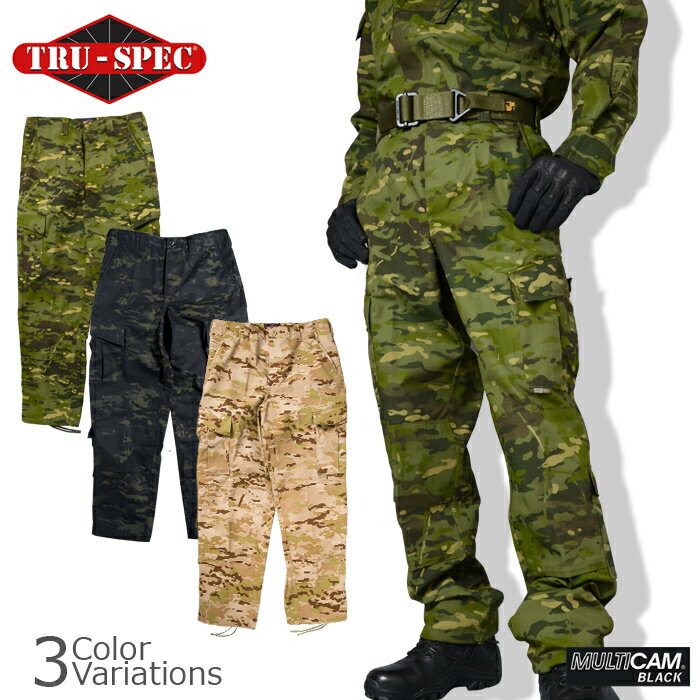 【ポイント5倍★5月9日20：00～5月16日1：59まで！】TRU-SPEC（トゥルースペック） BDU パンツ MULTICAM マルチカムファミリー 【中田商店】