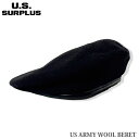 【全品P5倍★お買い物マラソン7月19日20:00~26日1:59まで!】U.S SURPLUS 米軍放出未使用品 US ARMY WOOL BERET ベレー帽 【メール便】