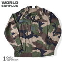 【全品P10倍★5月1日ワンダフルデー限定!】WORLD SURPLUS(ワールドサープラス) フランス軍実物未使用品 F2 迷彩ジャケット 【厚地コットン】(3)