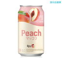 麹醇堂米マッコリ桃350ml 缶　天然の桃果汁入りでビタミンC豊富　低アルコール！Alc．3％