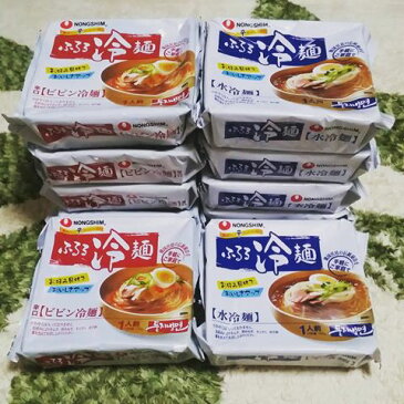農心 ふるる冷麺×10袋 韓国食品 冷麺 韓国麺 冷やし麺 辛口ビビン麺 選べる冷麺セット!