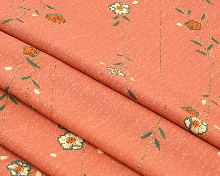 ＼20％OFFクーポン配布中！／小紋 反物 ポリエステル 辻が花模様 洗える着物 新品 着物 レディース 未仕立 p6088