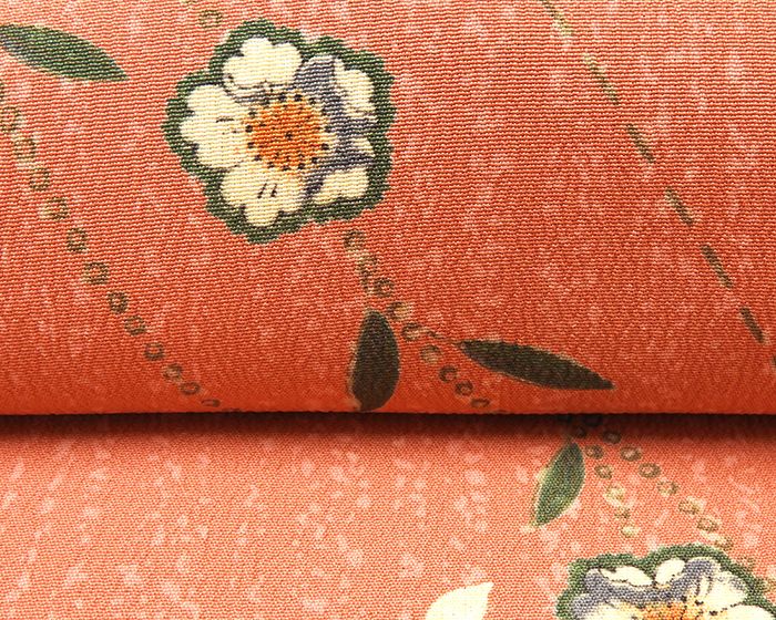 ＼20％OFFクーポン配布中！／小紋 反物 ポリエステル 辻が花模様 洗える着物 新品 着物 レディース 未仕立 p6088