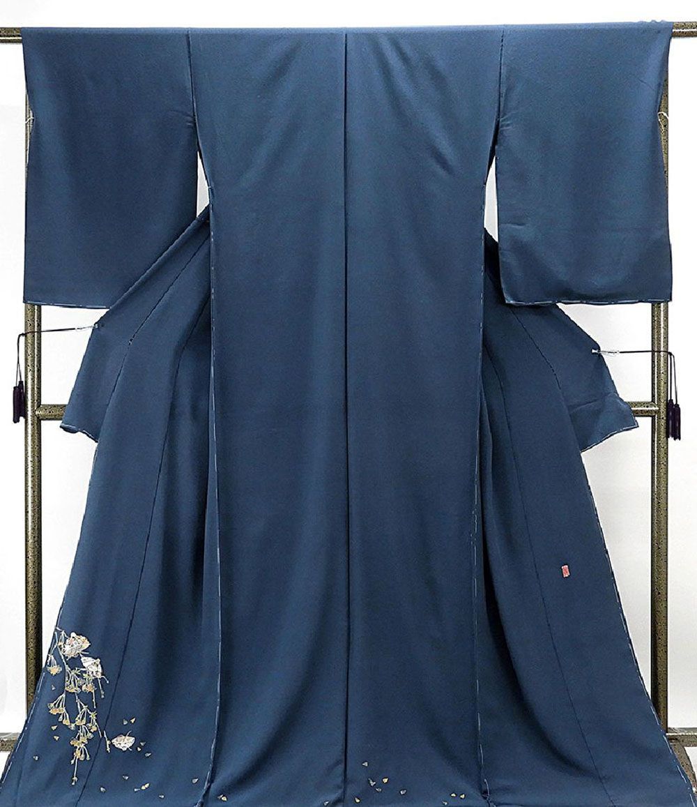 楽天市場】加賀友禅(カラーネイビー)(着物|和服 楽天市場】加賀友禅(カラーネイビー)(着物|和服