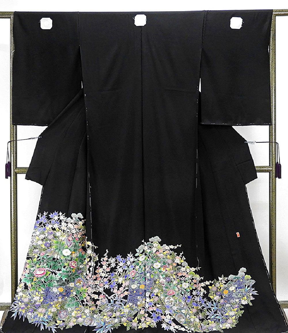 楽天市場】作家 加賀友禅 黒留袖の通販 楽天市場】作家 加賀友禅 黒留袖の通販