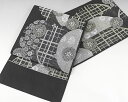 夏物 袋帯 新品仕立付き 正絹 大光謹製 花菱萩芽松籠目模様 紗袋帯 夏帯 未仕立 仕立て代込み y3002
