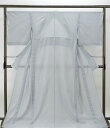 【ポイント10倍】夏物 小紋 新品 仕立て上がり 正絹 夏着物 万筋模様 身丈166.5cm 裄丈68cm 絽江戸小紋 夏 夏用 仕立済 着物 フォーマル カジュアル wc2163