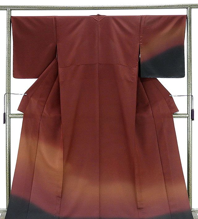 【ポイント10倍】単衣 訪問着 新品 仕立て上がり 正絹 単衣 ぼかし模様 訪問着 新品仕立済 着物 wb1625