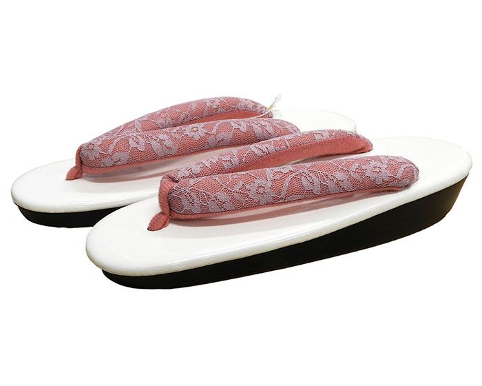 ＼10％OFFクーポン＆ポイント10倍！／草履 ウレタン鼻緒 レース 通年用 ウレタン フリーサイズ 新品 n2340