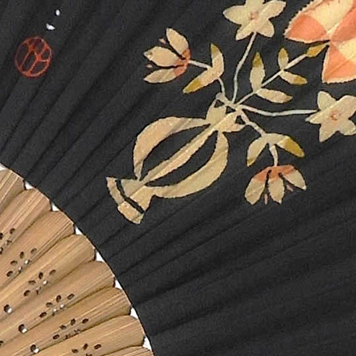 扇子 竹久夢二 なでしこ シルク 正絹 絹扇子 着物 浴衣 夏 和装小物扇 夏 和装小物...