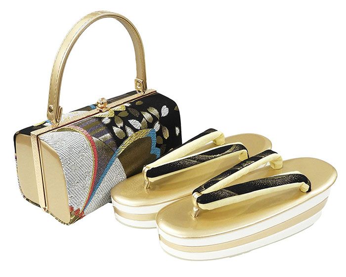 ＼10％クーポン+ポイント10倍／草履 バッグ 草履バッグセット L寸 振袖 成人式 帯生地 三枚芯 和装 着物 新品 n1379