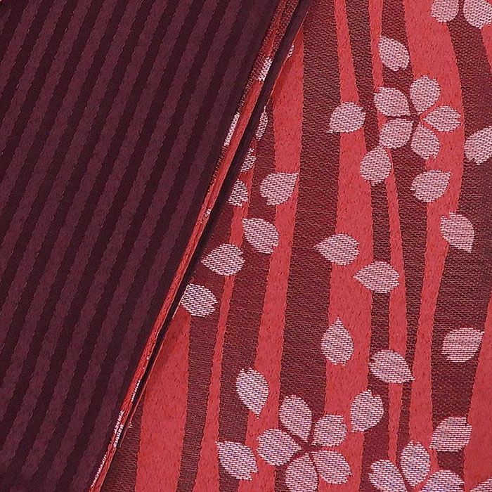 ＼10％クーポン+ポイント10倍／半幅帯 RYOKO KIKUCHI ポリエステル 小袋帯 細帯 半巾帯 リバーシブル 新品 p4437