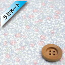 【サンドウオリジナルカラー】リバティプリント タナローン【ラミネート加工】(Eloise アイシーアクア)エロイーズ【05-3635272・J22D】