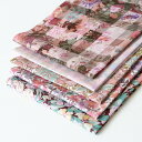 ◎リバティ・ファブリックスお試しセット◎2025AW カットクロス5枚セット『FROM THE STUDIO』(Archive Gingham/Flower)