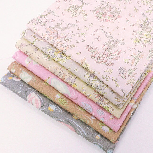 ◎リバティプリントお試しセット◎リバティプリント『Manon・Etta』カットクロス6枚セット【定形外郵便発送なら送料無料】