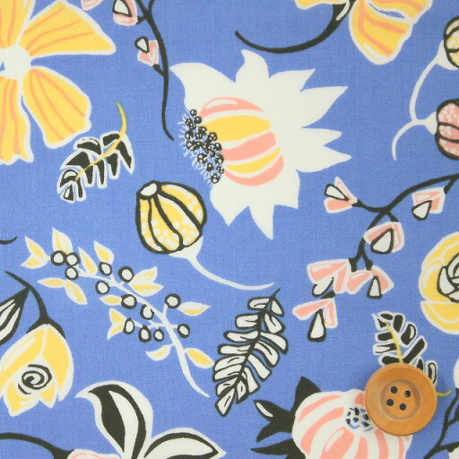 リバティ・ファブリックス タナローン644(Winter Floral ウィンター・フローラル)ブルー【3637271】 リバティ・ファブリックス タナローン644(Winter Floral ウィンター・フローラル)ブルー【3637271】