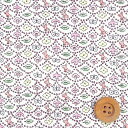 リバティ・ファブリックス タナローン(Forest Wave フォレストウェーブ)ピンク&オレンジ【DC33507・ZE】