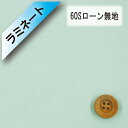 【ラミネート加工】60Sローン無地(全11カラー)ペールグリーン【30cm以上10cm単位】