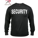 ロスコ ロングスリーブ セキュリティーTシャツRothco Long Sleeve Security T-Shirt 60222