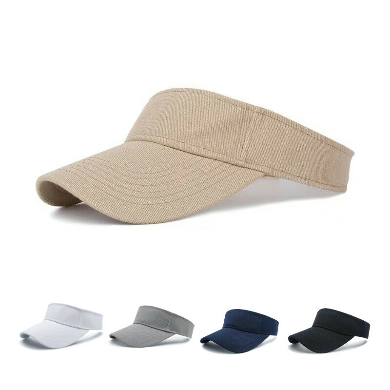 コットン ツイル サンバイザー 帽子 Sun visor (5色)