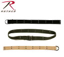 ロスコ ロスコ キャンバス Dリング ベルト/Rothco Vintage D-Ring Belts:4147他（3色）