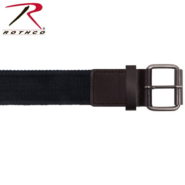 ロスコ キャンバス シングルプロング ベルト/Rothco Vintage Single Prong Buckle Belt:4371