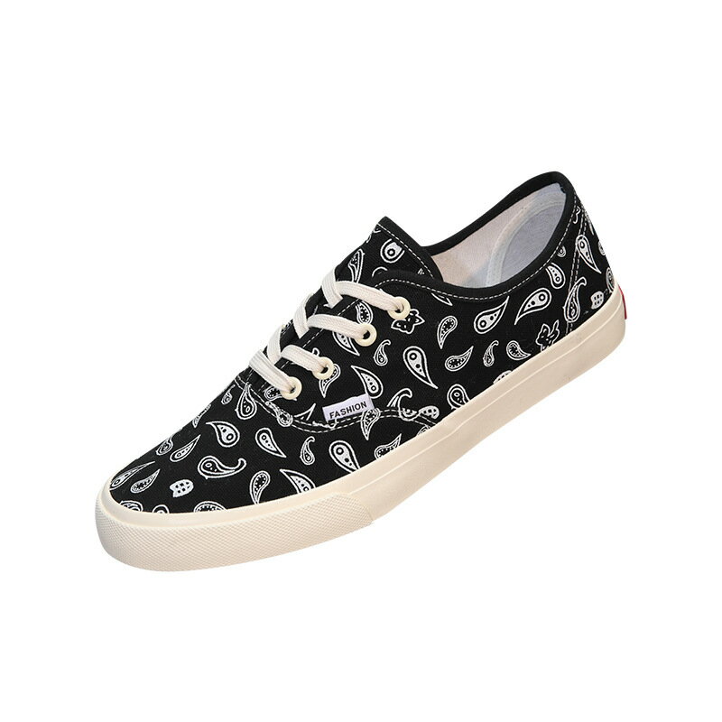 バンダナ柄 スニーカー スリッポン プリムソール Paisley bandana patter Sneakers シューズ