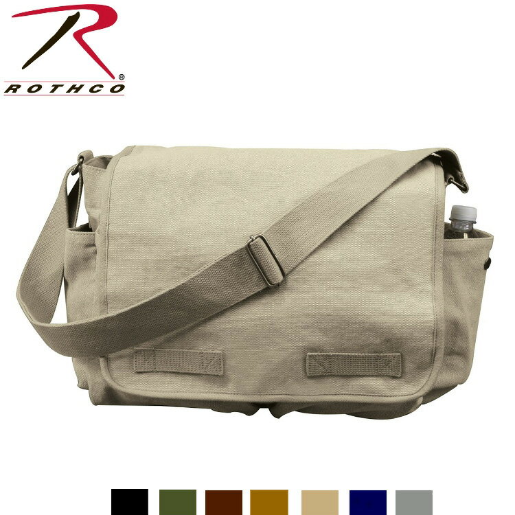 ロスコ バッグ メンズ ROTHCO（ロスコ）キャンバス メッセンジャーバッグ/CLASSIC MESSENGER BAG:9118他（7色）