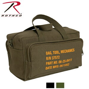 ロスコメカニック ツール バッグ ミリタリーロゴ/Rothco G.I. Type Zipper Pocket Mechanics Tool Bag With Military Stencil:9114他（2色）