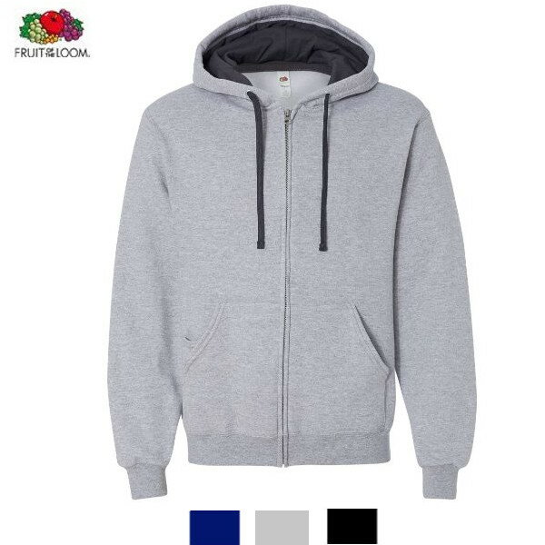 フルーツオブザルーム パーカー メンズ フルーツオブザルームFRUIT OF THE LOOMフルジップ スウェット パーカーSofspun Hooded Full-Zip Sweatshirt - SF73R【USA】