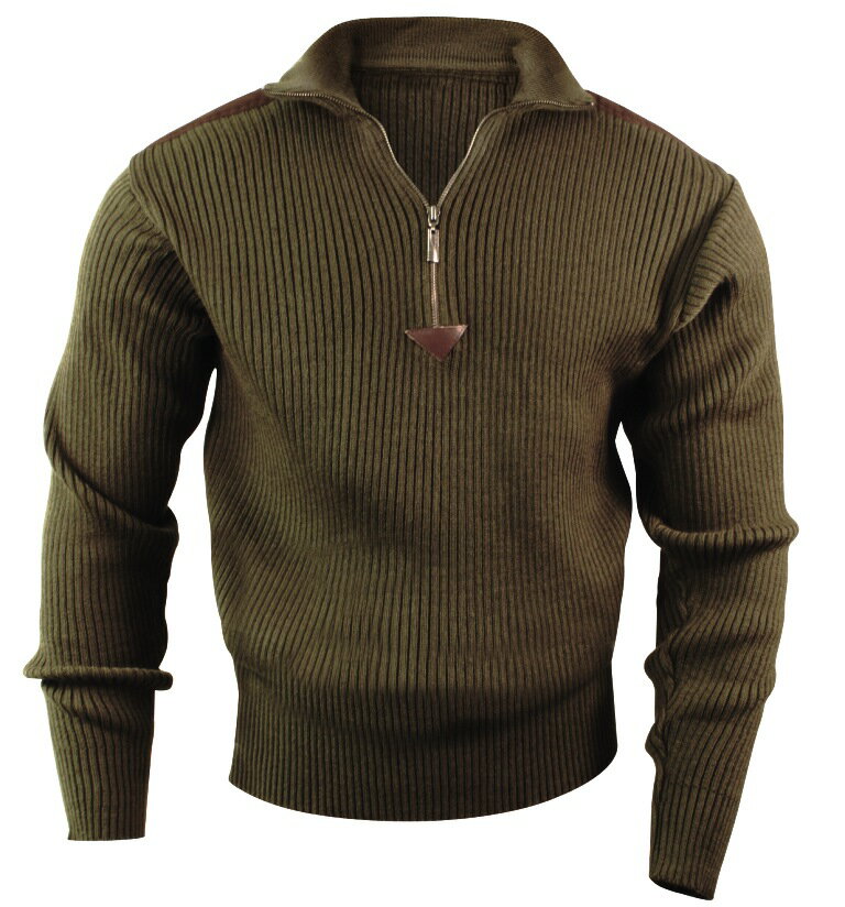 Rothco Quarter Zip Acrylic Commando Sweater（ロスコ クォータージップ コマンド セーター)3390他（2色）